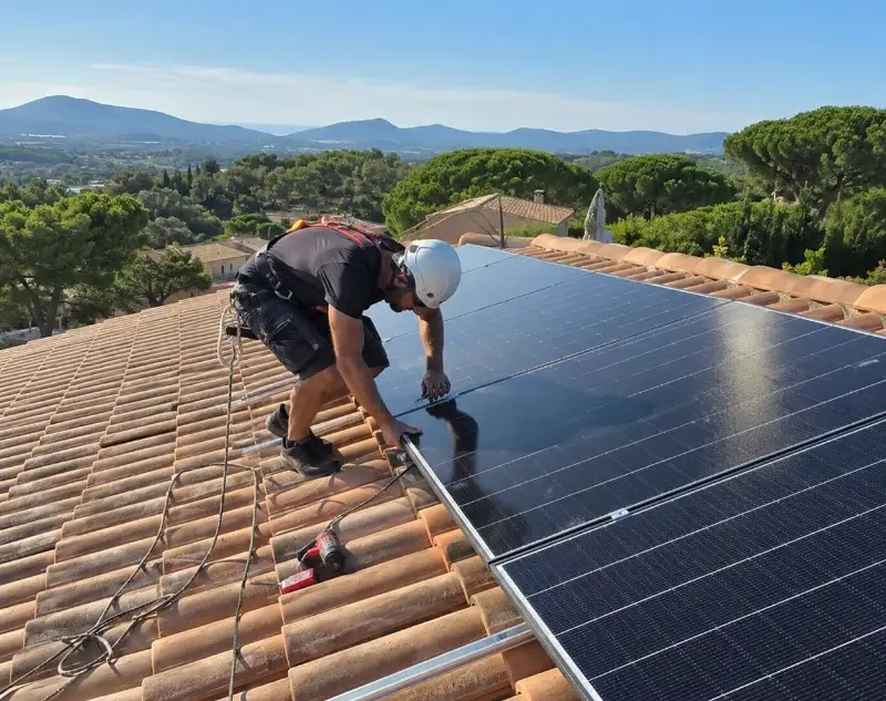 Installateur panneaux solaires Eyzin-Pinet — pose photovoltaïque sur toiture